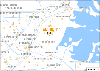 map of El-Rôḍa