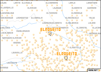 map of El Rodeito