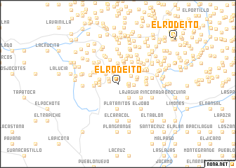 map of El Rodeíto