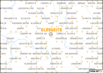 map of El Rodeíto