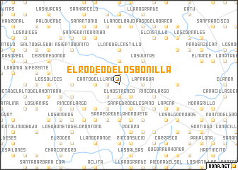 map of El Rodeo de los Bonilla