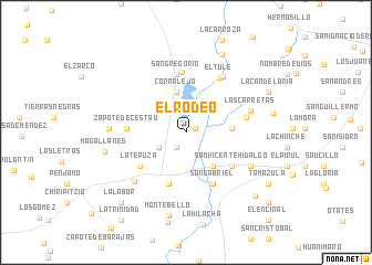 map of El Rodeo