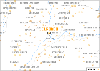 map of El Rodeo