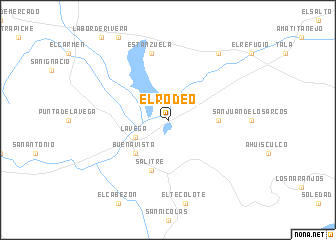 map of El Rodeo