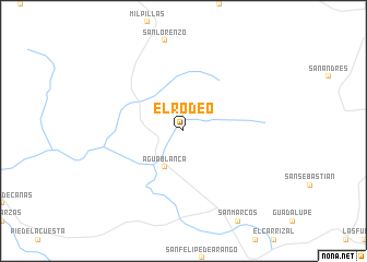 map of El Rodeo