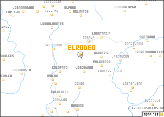 map of El Rodeo