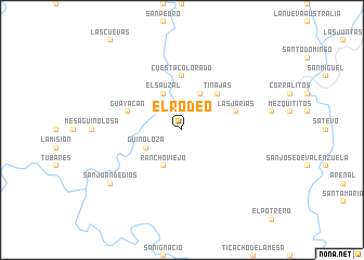 map of El Rodeo