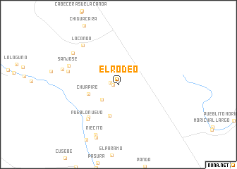 map of El Rodeo