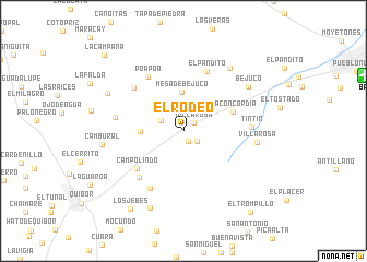 map of El Rodeo