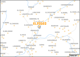 map of El Rodeo