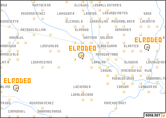 map of El Rodeo
