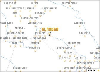 map of El Rodeo