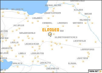 map of El Rodeo