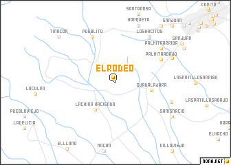 map of El Rodeo