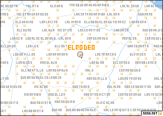 map of El Rodeo