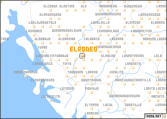 map of El Rodeo