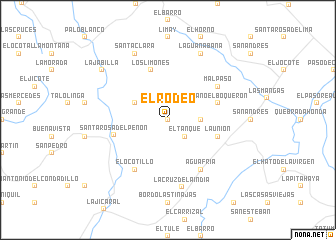 map of El Rodeo