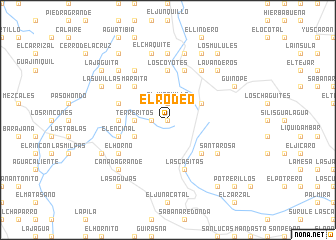 map of El Rodeo