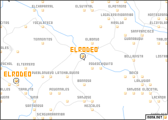 map of El Rodeo