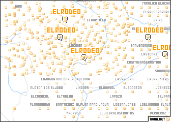 map of El Rodeo