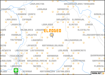 map of El Rodeo