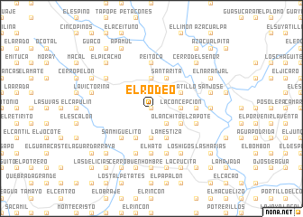 map of El Rodeo