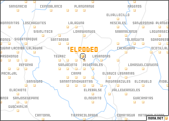 map of El Rodeo