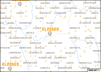 map of El Rodeo