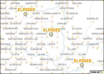 map of El Rodeo