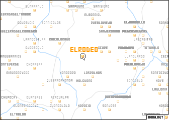 map of El Rodeo