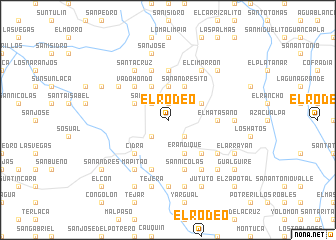 map of El Rodeo