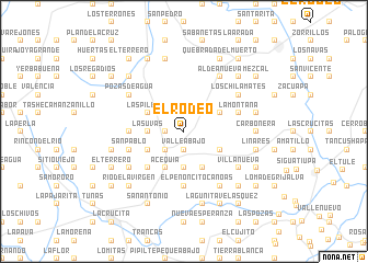 map of El Rodeo