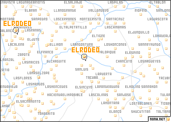 map of El Rodeo