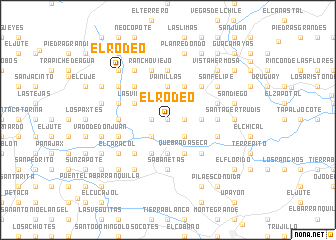 map of El Rodeo