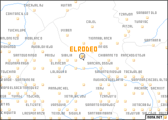 map of El Rodeo