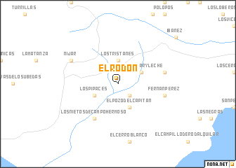 map of El Rodón