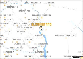 map of El Romerano