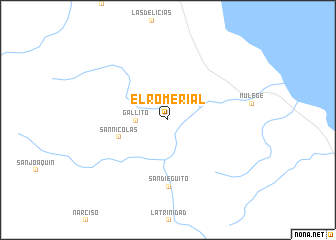 map of El Romerial