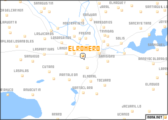 map of El Romero