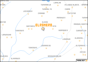 map of El Romero