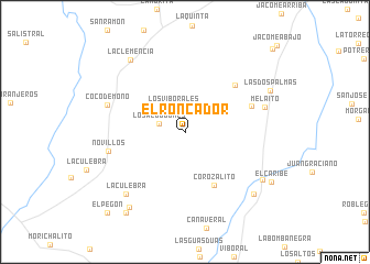 map of El Roncador