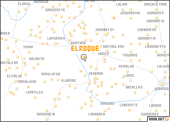 map of El Roque