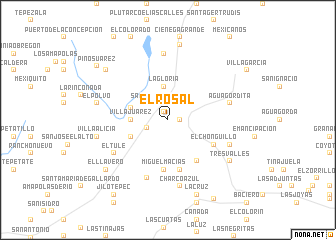 map of El Rosal