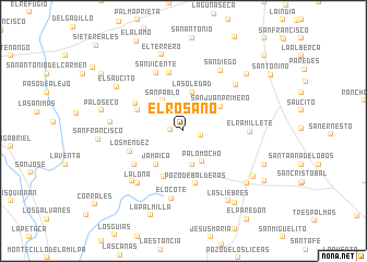 map of El Rosano