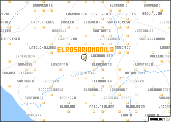 map of El Rosario Manila