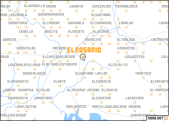 map of El Rosario