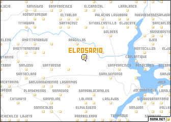 map of El Rosario