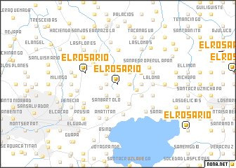 map of El Rosario