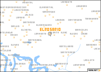 map of El Rosario