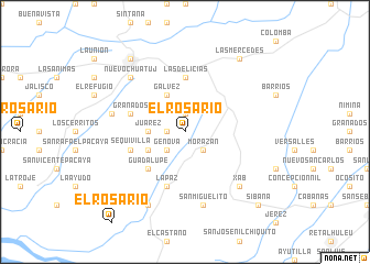 map of El Rosario